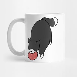 Cat Enjoying Salami Mug